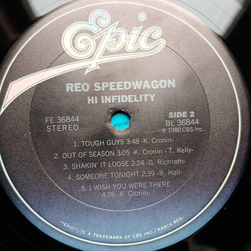 Reo Speedwagon Hi Infidelity, vinyl vintage record 1980 - Picture 10 of 10
